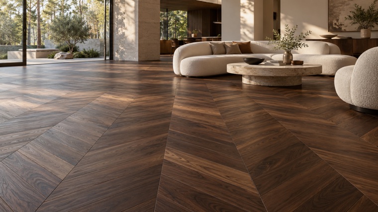 Engineered oak floor