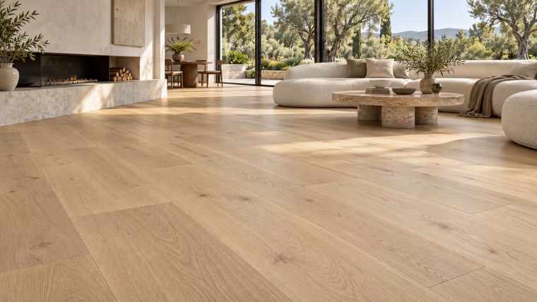 Engineered oak floor