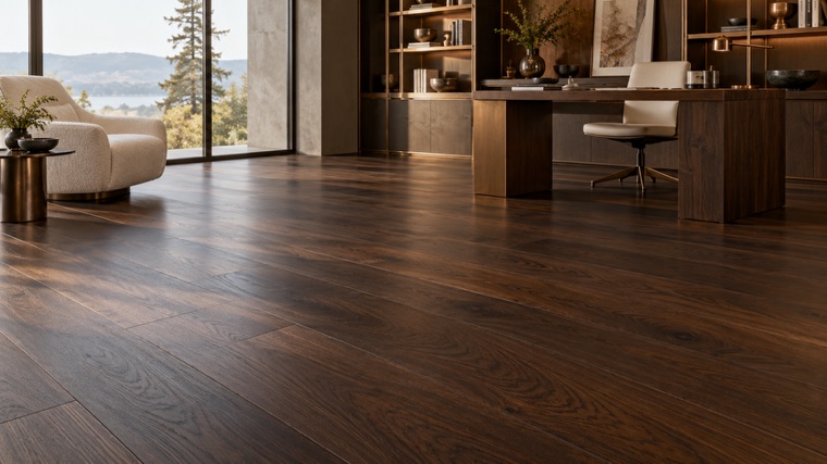 Engineered oak floor