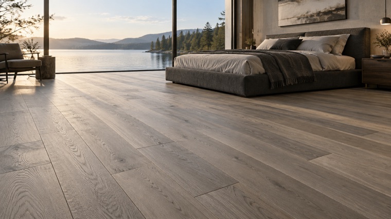 Engineered oak floor
