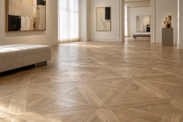Champagne Oak Versailles Parquet Gallery