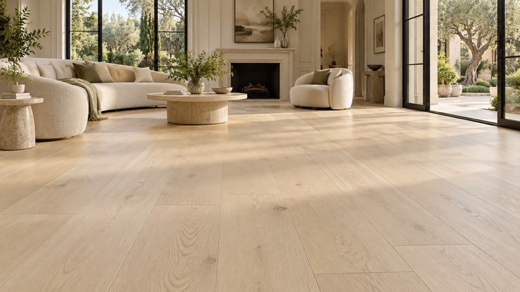 Engineered oak floor
