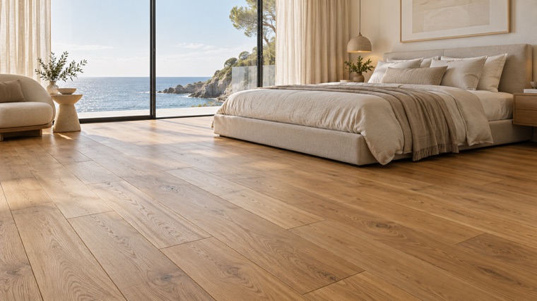 Engineered oak floor