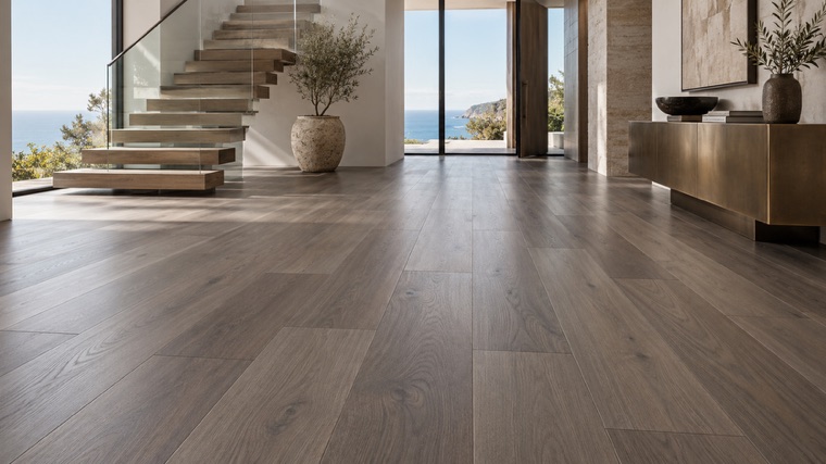 Engineered oak floor
