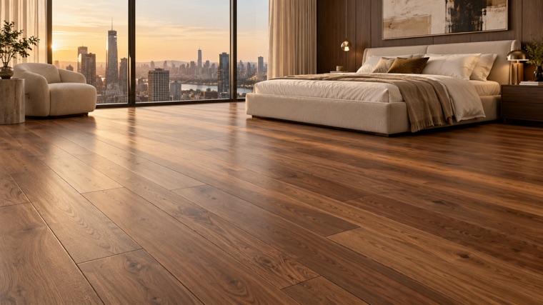 Engineered oak floor
