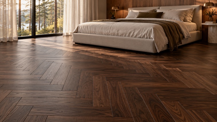 Engineered oak floor