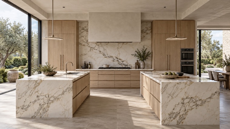 Light oak kitchen
