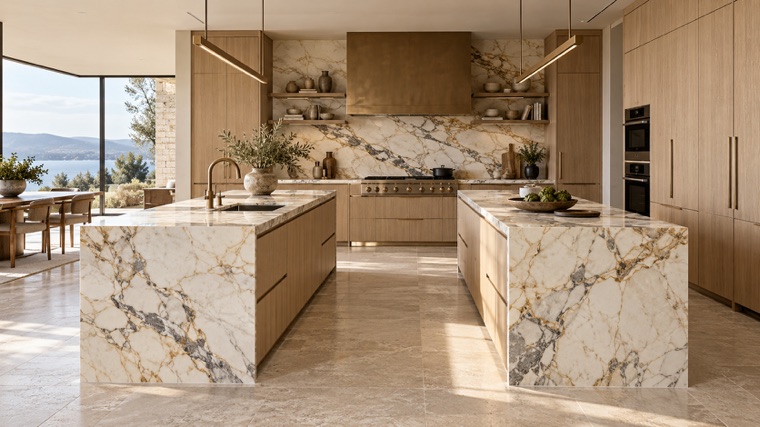Light oak kitchen
