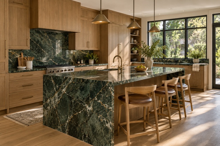 Stone island kitchen