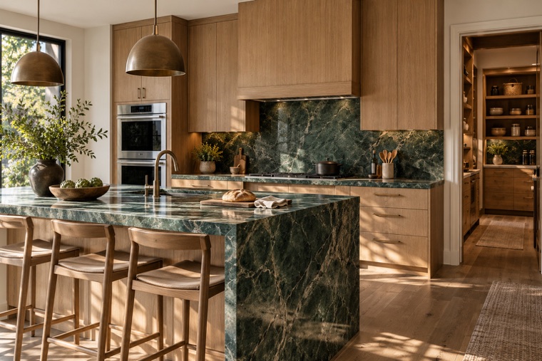Stone island kitchen