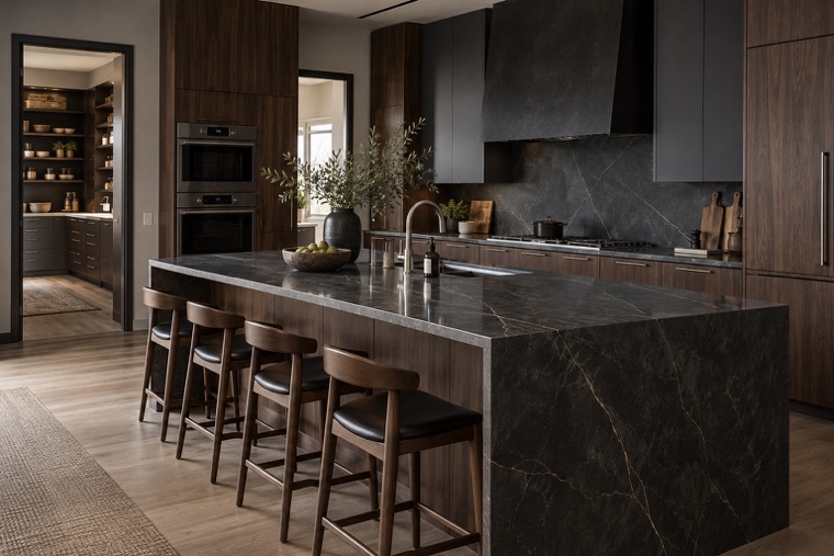 Stone island kitchen