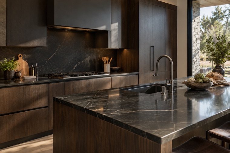 Stone island kitchen