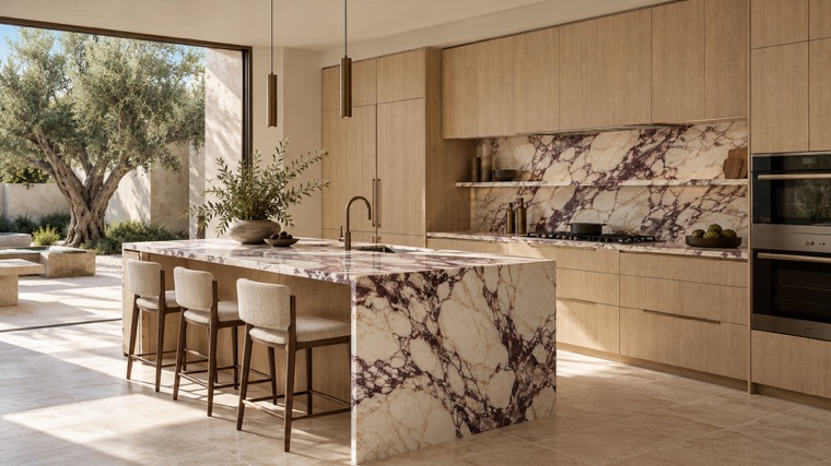 Light oak kitchen
