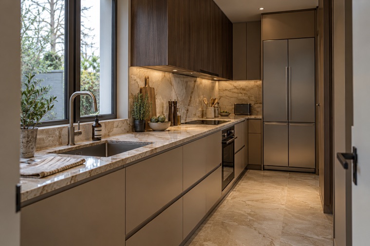 Stone island kitchen