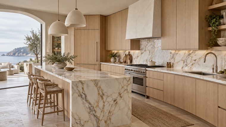 Light oak kitchen