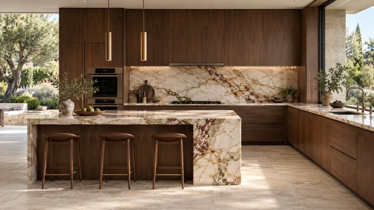 Walnut kitchen