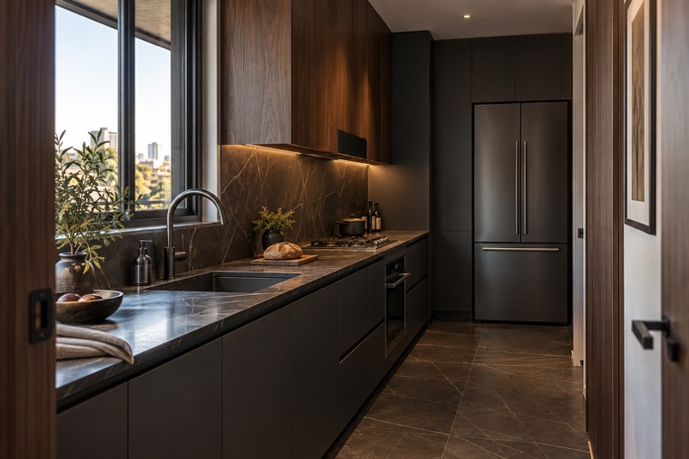 Stone island kitchen