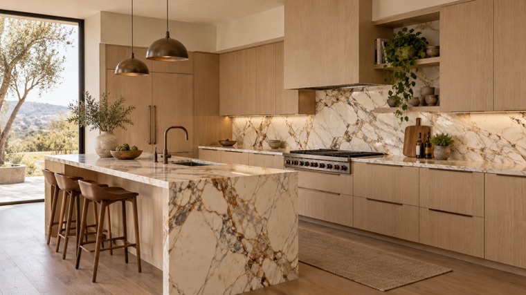 Light oak kitchen