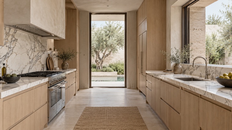 Light oak kitchen