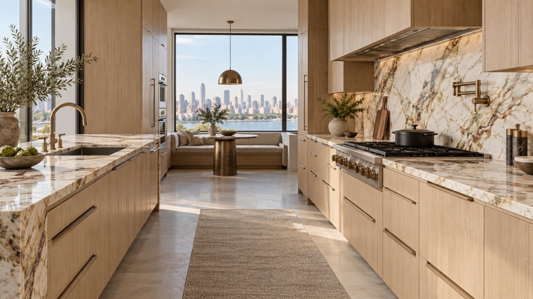 Light oak kitchen