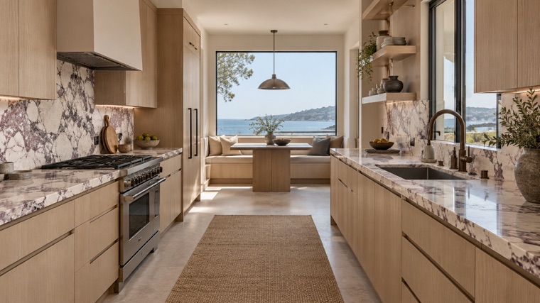 Light oak kitchen