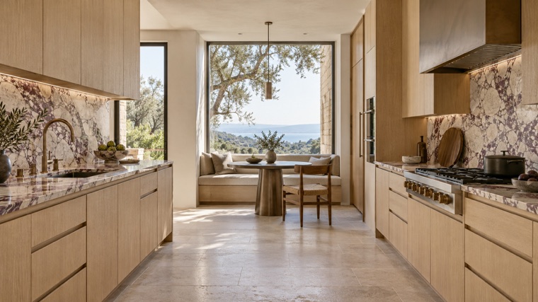 Light oak kitchen
