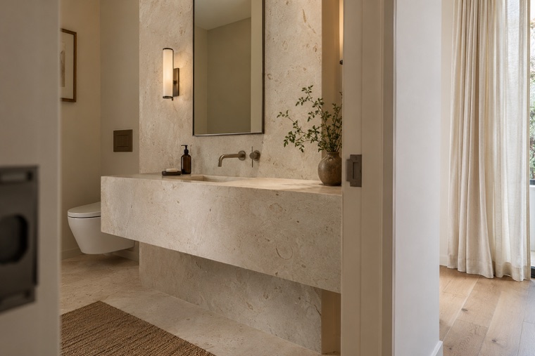 Porcelain slab interior