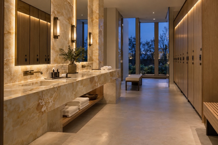 Porcelain slab interior