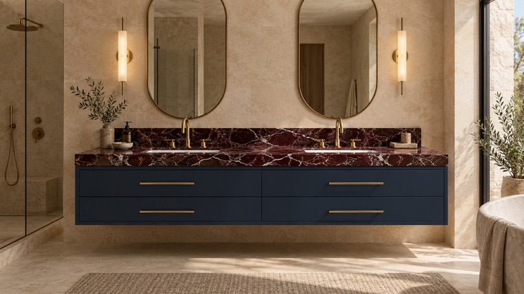 Made-to-measure vanity