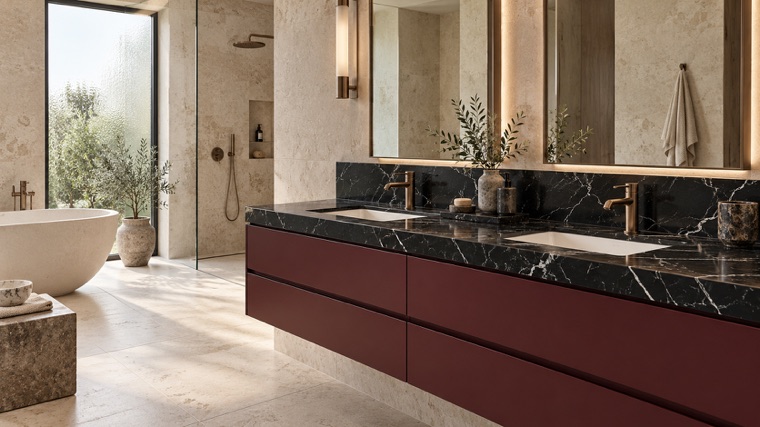 Made-to-measure vanity