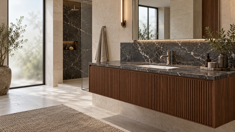 Made-to-measure vanity