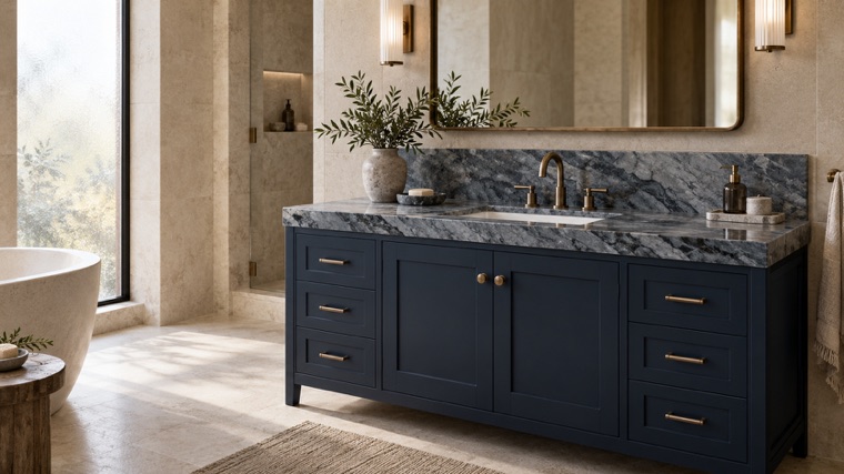 Made-to-measure vanity