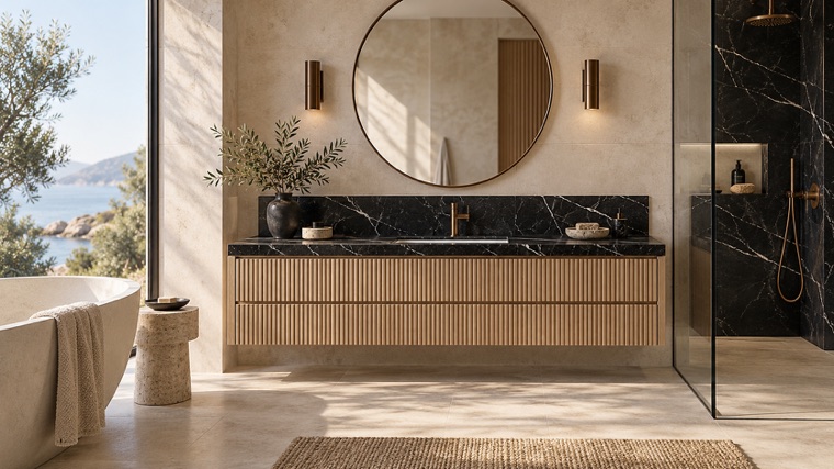 Made-to-measure vanity
