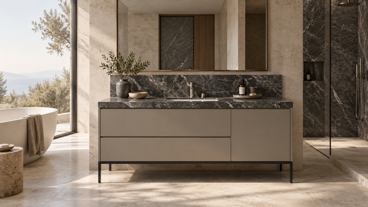 Made-to-measure vanity