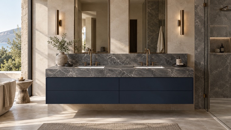 Made-to-measure vanity